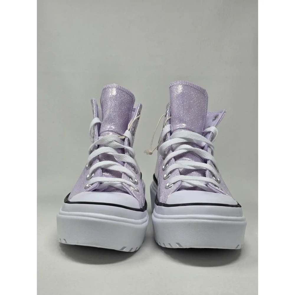 Converse Chuck Size 6 Kids Lugged Lift Sneakers Hi Glitter Synthetic A03009C New